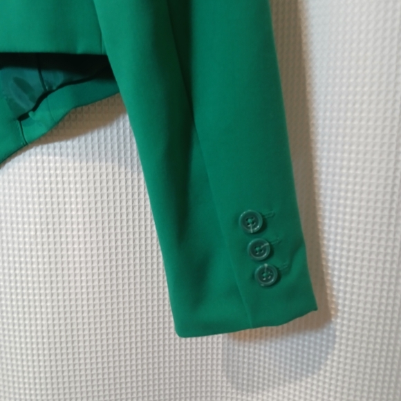 Laundry By Shelli Segal Green Blazer Size 2 - Picture 5 of 8